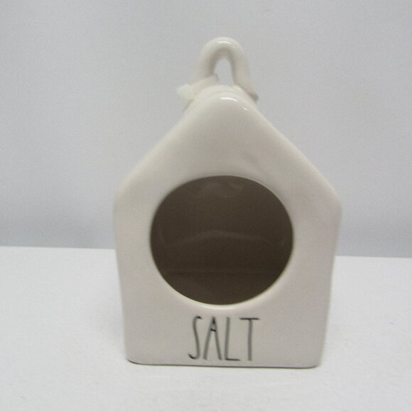 NEW! Rae Dunn Ceramic Birdhouse Salt Cellar - Picture 2 of 4